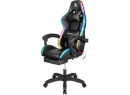 Křeslo herní KRUGER & MATZ GX-150 Warrior RGB černé
