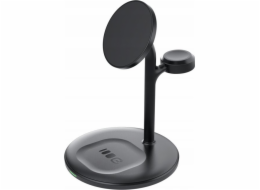 Green Cell MagScape Inductive Charger Stand 3-in-1 MagSafe for iPhone,Apple Watch,AirPods and other wireless headphones