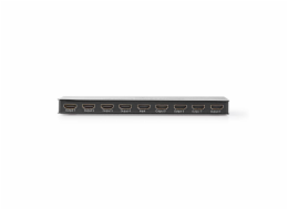 NEDIS HDMI rozbočovač/ 8x HDMI výstup/ 4K@60Hz/ 18 Gbps/ kov/ antracit