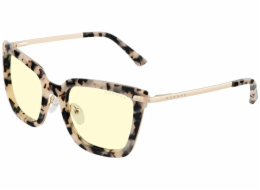 GUNNAR kancelářske/herní brýle  KAIA CREAM MARBLE jantarová skla BLF 65 GUNNAR focus