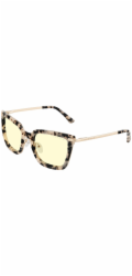 GUNNAR kancelářske/herní brýle  KAIA CREAM MARBLE jantarová skla BLF 65 GUNNAR focus