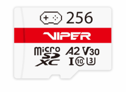 PATRIOT Viper 256GB Micro SDXC / UHS-I / U3 / A2 / C10 / V30