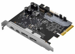 ASRock Thunderbolt 4 AIC R2.0 / PCI-E 3.0 / Intel JHL8540 Thunderbolt 4 Controller / 2x Thunderbolt 4 / 2x DP IN