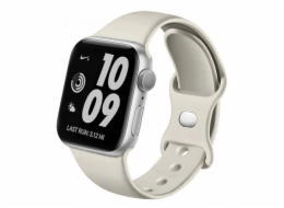 Swissten řemínek pro apple watch silikonový 38 / 40 / 41 mm kamenně šedý