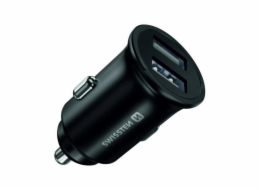 Swissten&nbsp;cl&nbsp;adaptér&nbsp;2x&nbsp;usb&nbsp;4,8a&nbsp;metal&nbsp;černý&nbsp;(eco&nbsp;balení)