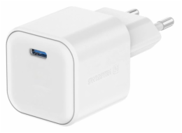 Swissten síťový adaptér gan 1x usb-c 20w power delivery bílý
