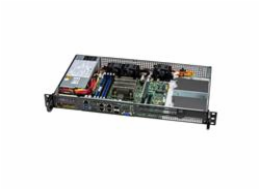 SUPERMICRO 1U server D-1718T , 4x RDIMM, 2x3.5 /4x2.5(opt) SATA3, 4x1GbT,2x25GbSFP28, 200W, IPMI