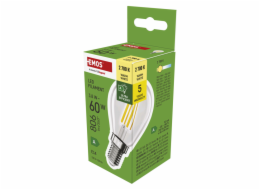 EMOS LED FLM MINI GL 3,8W(60W) 806lm E14 WW A CLAS
