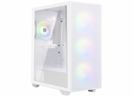 BitFenix skříň Flow FRGB/ ATX / 4x120mm FRGB fan / 2xUSB 3.0  / tvrzené sklo / bílá