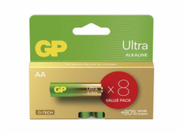 GP AA Ultra alkalická (LR6) - 8 ks