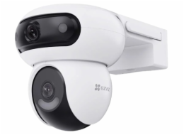 EZVIZ IP kamera H90 2K/ PTZ/ Wi-Fi/ 2 x 4Mpix/ krytí IP65/ objektiv 2,8 + 6mm/ H.265/ IR přísvit až 30m/ bílá