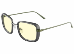 GUNNAR kancelářske/herní brýle FALLOUT VAULT 33 /GUNMETAL-OLIVE / * jantárová skla * BLF 65 * GUNNAR focus