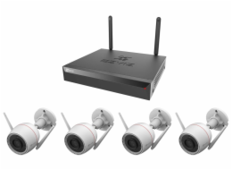 EZVIZ H3C 2K+ Wi-Fi KIT/ bullet/ 4Mpix/ 1x NVR CS-X5S-R100-8W/ 4x IP kamera H3C 2K+/ HDMI/ VGA/ Wi-Fi/ LAN