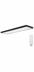 IMMAX NEO LITE FRAME SMART stropní svítidlo 120x30cm, IP44, CCT, s podporou BEACON, Wi-Fi, TUYA, černé