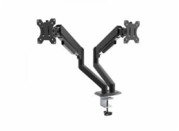 Akyga Dvojité rameno monitoru s plynovou pružinou AK-MB-06 Dvojitý stolní držák VESA 75x75 mm / 100x100 mm 15-32“
