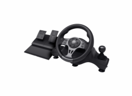 Trust GXT 289 Movi Černá USB Volant + Pedály Nintendo Switch, PlayStation 4, Xbox One S, Xbox One X, Xbox Series S, Xbox Series X