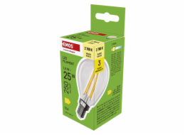 EMOS LED FLM MINI GL 1,8W(25W) 250lm E14 WW