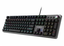MSI herní klávesnice FORGE GK310 Red/ drátová/ mechanická/ RGB podsvícení/ USB/ CZ+SK layout