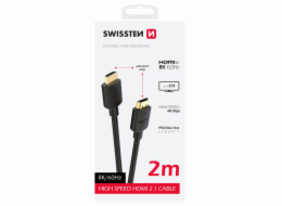 Swissten kabel hdmi na hdmi 8k 60hz 2,0 m pvc