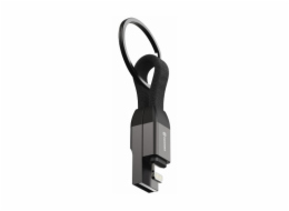SWISSTEN MAGNETICKÝ KEYCHAIN KABEL USB-A  / LIGHTNING 9,7 CM