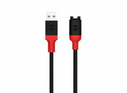 Tactical Recce 3:20 kabel pro Garmin USB-A Black/Red