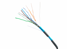 Metráž DATACOM FTP drát CAT5E  LSOH,Eca 100m šedý