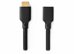 NEDIS prodlužovací Ultra High Speed HDMI 2.1 kabel s ethernetem/ 8K@60Hz/ zlacené konektory HDMI-HDMI/ černý/ BOX/ 1m