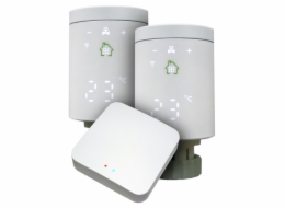 Xtend Home Tuya chytrý set brána Zigbee + 2x termostatická hlavice dispej na boku