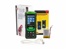 W-Star Laserový metr vzdálenosti WSNF274L, 80m,hlas, BT, zelený paprsek, sčítání, odčítání