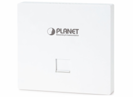 Planet WDAP-W3000AX in-wall AP, 1x1Gb, Dual Band 802.11ax (3Gb/s), PoE+ 802.3at, VLAN, 256 klientů, -20~55°C