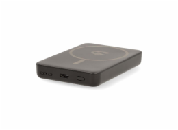 Nedis UPBKW15W5000BK - Powerbanka | 5000 mAh | Bezdrátové nabíjení / Výstup1x USB-C | Vstup1x USB-C | PD3.0 20W