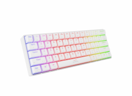 Genesis herní klávesnice THOR 660 G2/Gateron Red/USB+BT/US layout/Bílá