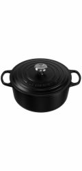 Le Creuset Signature Casserole round 26 cm black