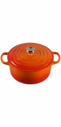 Le Creuset Signature Casserole round 22 cm ofenrot