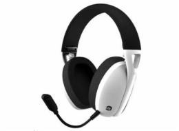 CANYON bezdrátový herní headset EGO GH-13, 2,4Ghz, BT 5.2, USB-C, prostorový zvuk 7.1, 40mm měniče, bílý