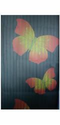 Síť do dveří proti hmyzu magnetická 218x96cm vzor motýl