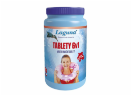 Multifunkční tablety pro chlorovou dezinfekci bazénové vody LAGUNA 6v1 Mini 1kg