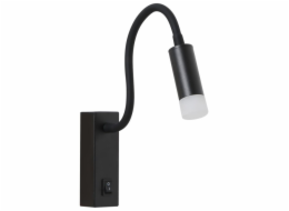 IMMAX GOAL designové nástěnné LED svítidlo, vypínač, 3W, černé