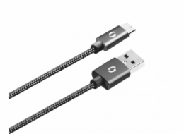 ALIGATOR PREMIUM Datový kabel 2A, Micro USB černý