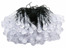 IMMAX LED solární dekorační řetěz DROP, 200xLED, IP65, teplá bílá, 20m