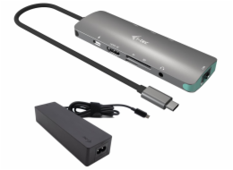 i-tec USB-C Metal Nano Docking Station 4K HDMI LAN with Power Delivery 100 W + Charger 100W