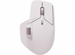 RAPOO Myš MT760M, Multi-mode, Bezdrátová, Optická, Růžová