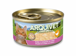 ARQUIVET Chicken in sauce with crab sticks - mokré krmivo pro kočky - 80g