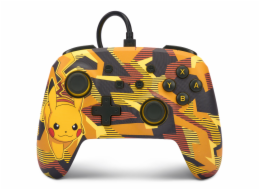 PowerA Enhanced Wired Controller for Nintendo Switch - Camo Storm Pikachu