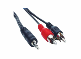 Kabel&nbsp;HADEX&nbsp;JACK&nbsp;3.5&nbsp;stereo/2xCINCH&nbsp;10m