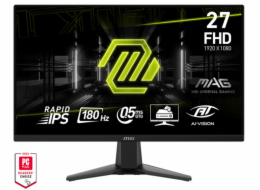 MSI Gaming monitor MAG 275F, 27" Rapid IPS/FHD/180Hz/0,5ms/2x HDMI/DP/černá