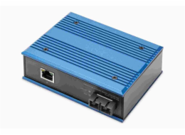 DIGITUS Průmyslový Gigabit Ethernet Media Konvertor, MM SC konektor, 850nm, až 0,5km