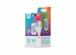 LED žárovka Forever E14 G45 RGB 5W s dálkovým ovládáním bílá