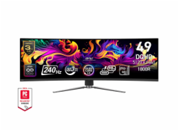 MSI MPG/491CQPX/49"/QD-OLED/5120x1440/240Hz/0,03ms/Black/2R