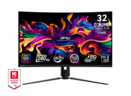 MSI MPG/321CURX/31,5"/QD-OLED/4K UHD/240Hz/0,3ms/Black/2R